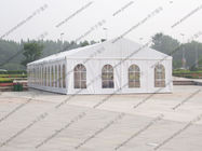 10m Clear Span White PVC Cover Aluminium Frame Outdoor Tents For Parties / Conferences / Trade Shows