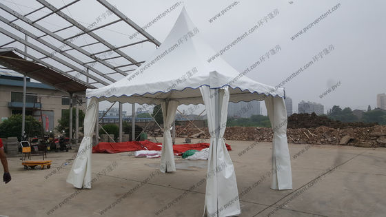 Customize White High Peak Tents PVC Cover Temporary For Exhibition Shows